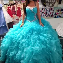 Пышное Бальное Платье vestidos de 15 Anos Милая Девушки Пром вечерние платья vestidos de 15 anos Quinceanera платье 2019