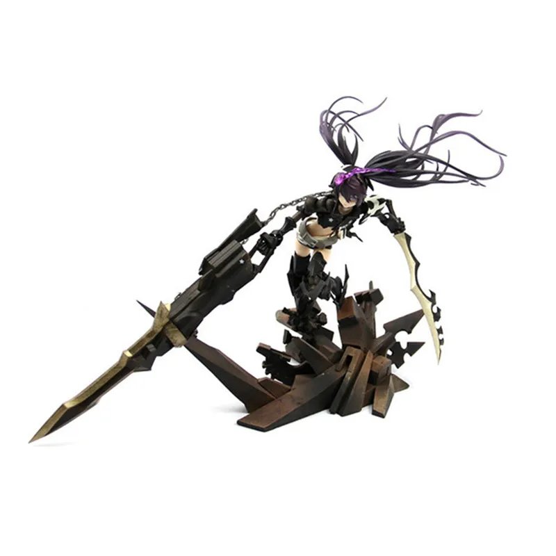 

IBRS INSANE Black Rock Shooter PVC Action Figure Blackrock Collection Figure model Toy 29CM brinquedos Anime kids gift