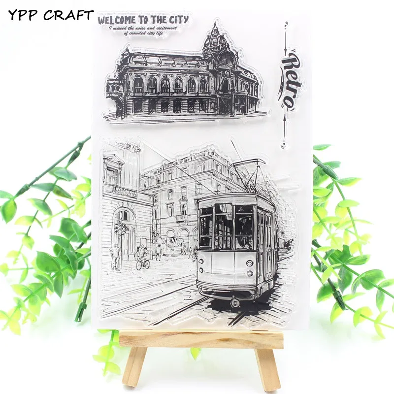 

YPP CRAFT Retro Transparent Clear Silicone Stamp/Seal for DIY scrapbooking/photo album Decorative clear stamp 791