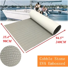 Cobblestone тик настил лист для лодки EVA морская яхта напольный коврик ковер 90cm240cm6mm светло-серый с белой лодкой аксессуары