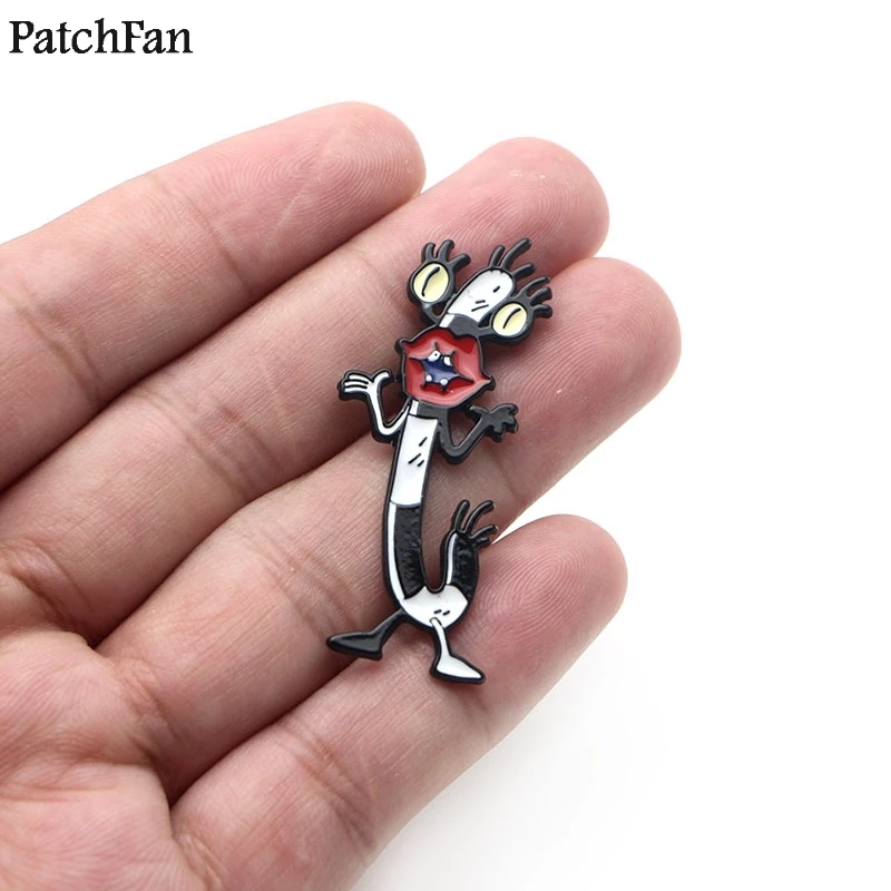 20 шт./лот Patchfan AHHH! Настоящие Монстры! Zimbo Krumm Gromble булавки для галстука рюкзак Броши Одежда для мужчин женские значки медаль A1327
