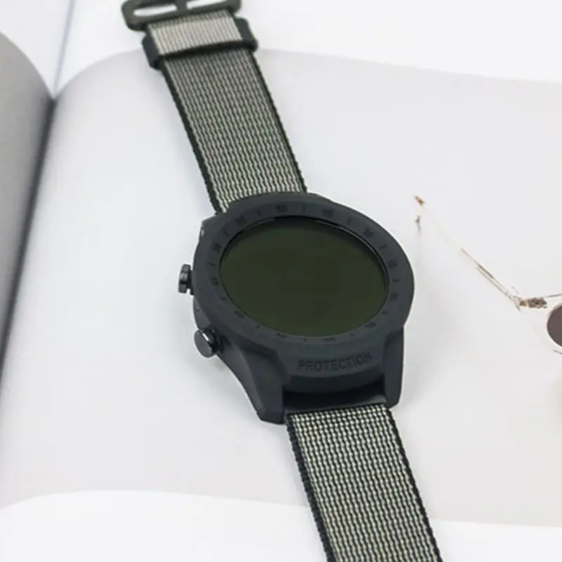 6 цветов Защитный противоударный чехол бампер браслет оболочка протектор Аксессуары для Ticwatch Pro Smart Watch