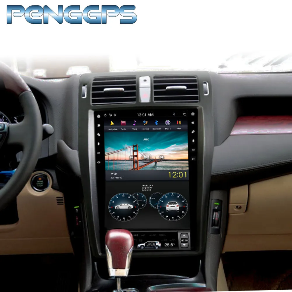 Clearance 13.6" Android Car GPS Navigation for TOYOTA CROWN Twelfth/Thirteenth/Fourteenth generation NO CD DVD Player Headunit Autoradio 1