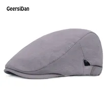 GEERSIDAN New Men Women Casual Beret Hat Flat Cap Cabbie Newsboy Style Gatsby Hat Adjustable Breathable Boina Mesh Caps