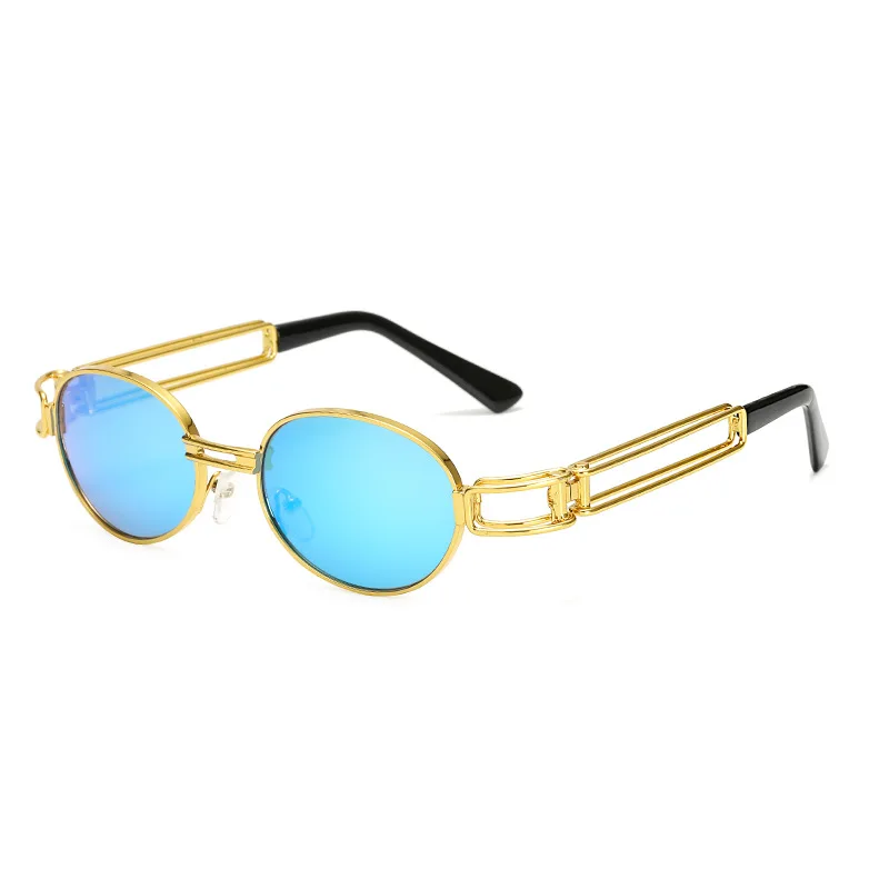 Винтаж Gold Frame Круглый стимпанк Для мужчин очки люнет Homme женщин мода ясно