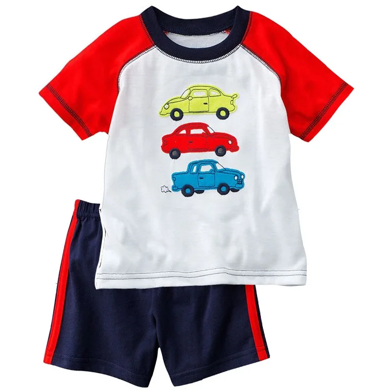 

Cars Baby Boys Clothes Sets Kids Pajamas Suit Summer T-shirts Shorts Pants Suits Children Sport Suits toddler clothing for boy