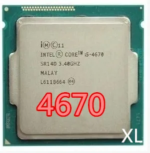 

Intel Core i5 4670 3.4GHz 6MB Socket LGA 1150 Quad-Core CPU Processor SR14D i5-4670 4670