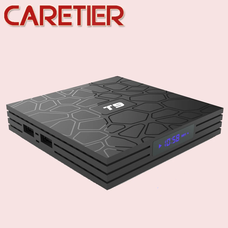 ТВ приставка T9 RK3328 4 ГБ 64 Android 8 1 четырехъядерный процессор ГБ/32 USB 3 0 Smart 4K