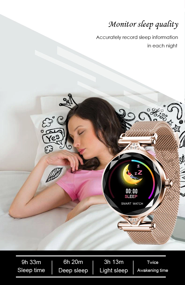 Smartwatch women+earphone/set smart watch mujer for huawei samsung iphone with heart rate monitor latest silver gold watches