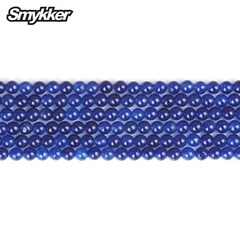 

Natural Stone Beads Navy Blue Stone Loose Spacer Bead 3mm Round Ball Gemstone Muslim Prayer Rosary Making Craft Jewelry Material