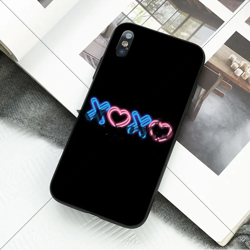 Black background fluorescent small pattern font neon