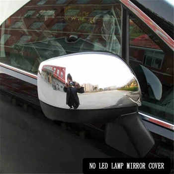 

For Subaru forester 2013-2017 Car side Door Rearview wing mirror Exterior Cover ABS Chrome plated 3m Paste Install