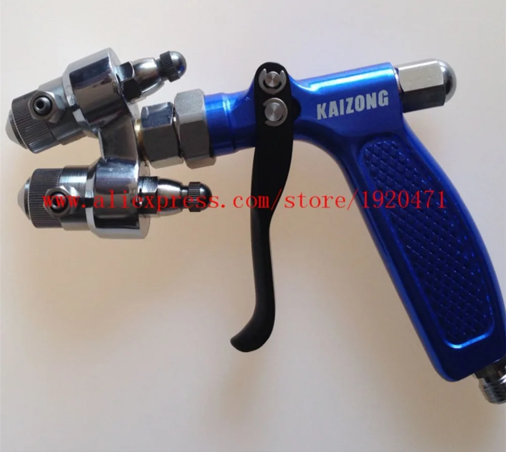 

Silver Mirror Dual Head Spray Gun Silvering Plating Chrome Spray Gun Double Head Two Component Stainless Steel