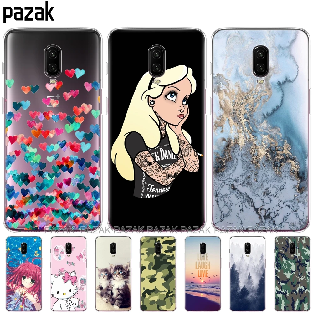 

silicon phone case for oneplus 6t case cover Coque for one plus 6T cases etui cover for oneplus6 t case soft TPU silicone