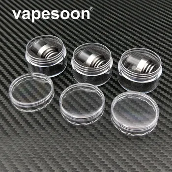 

VapeSoon 2pcs 810 Stainless Steel Glass Drip Tip For TFV8/TFV8 BIG BABY/TFV12/TFV8 X BABY/TFV12 Prince Atomizer Tank