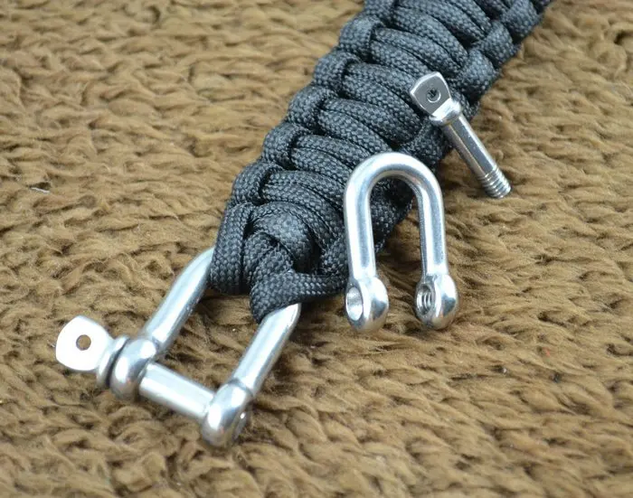 50pcs S Size U shaped Stainless Steel Anchor Shackle For Emergency