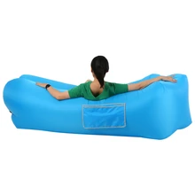 Light Fast Inflatable Sofa Lazy Bag Lounge Chair Air Hammock Nylon Sleeping Bag Camping Portable Adult Air Sofa Beach Bed