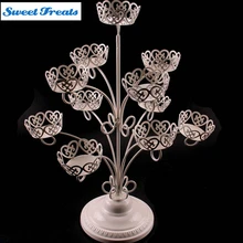 Sweettreats 1 Набор 11 стаканчиков железная подставка для кексов на день рождения, вечеринку, отель, украшение для свадебного торта, башни, дерево, подставка для торта