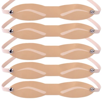 

Royun 5 Pcs A Lot Fake Eyebrow Band Practice Skin For Permanent Makeup Tattoo Training