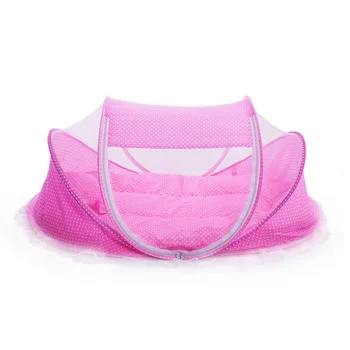 

Summer Children's Portable mosquito net baby folding bed net crawling mat baby bed net free installation