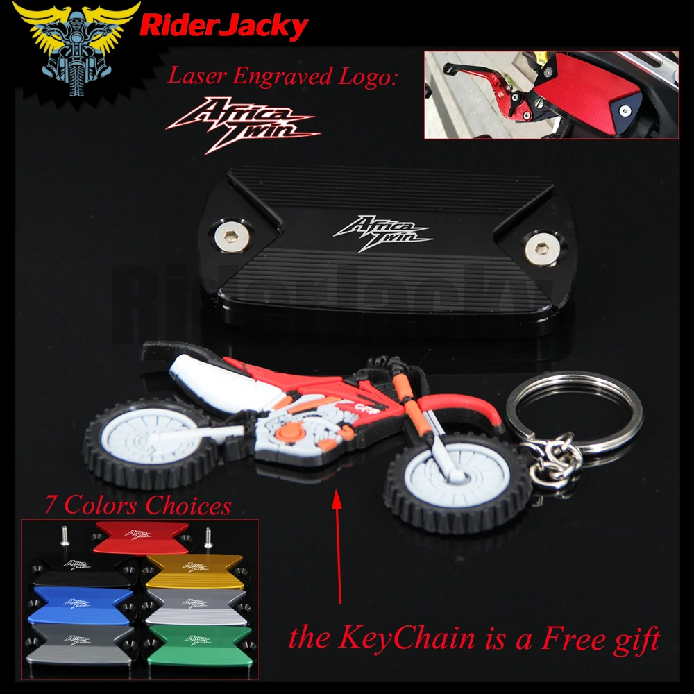 Крышка RiderJacky бачок тормозной жидкости для переднего колеса с логотипом Honda Africa