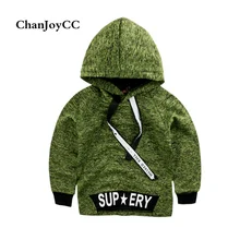 New Fashion Autumn Winter children’s Plus cashmere warm Hoodie sweater coat Boy and girl’s cotton solid Sports leisure