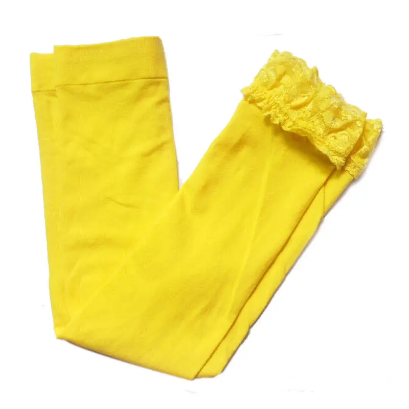 

Fashion girls lace leggings children Candy Color Cute Kids Pure Leggings