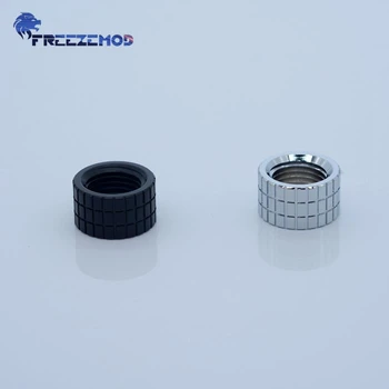 

FREEZEMOD copper female to female 10mm thread extender G1/4'' compute pc water cooler fitting inner Hexagonal fixed. BYCZT-C10