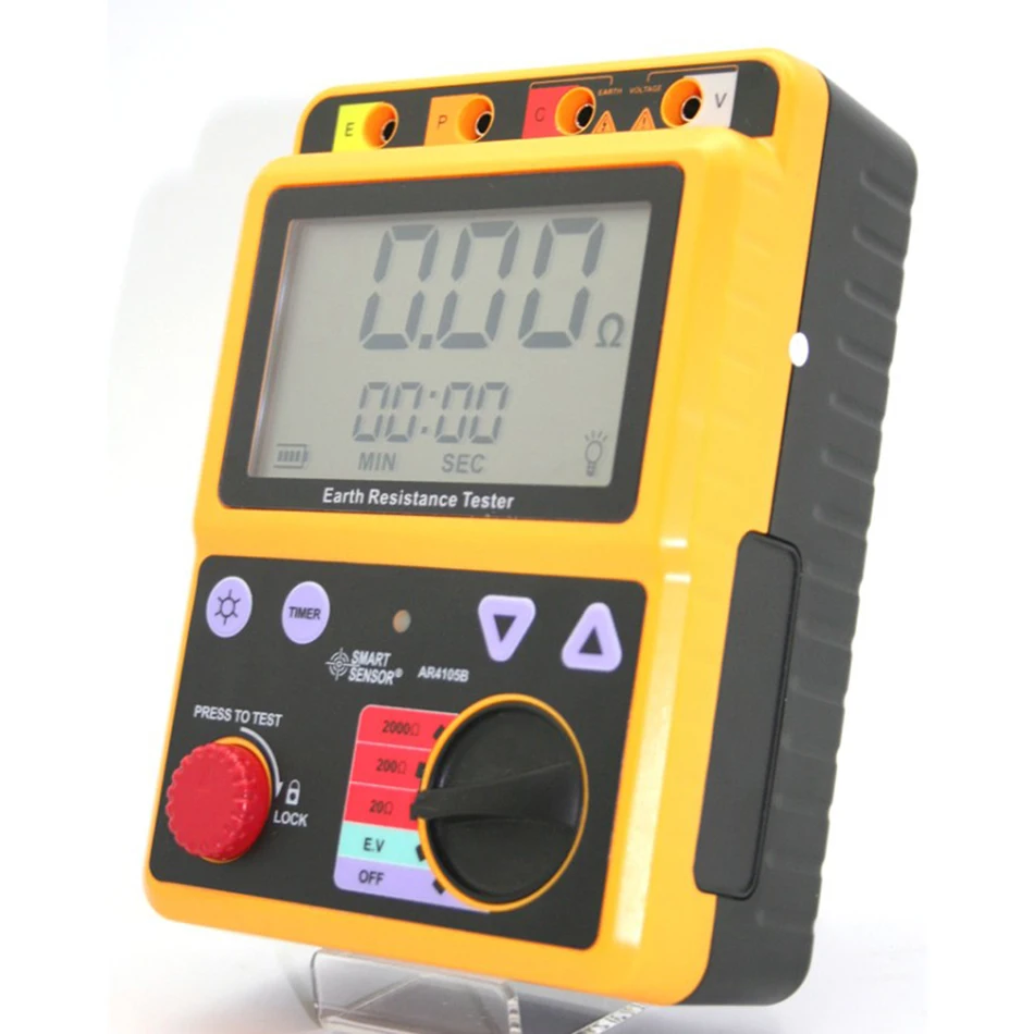 Ar4105b Digital Earth Resistance Tester Measure Grounding Furnish