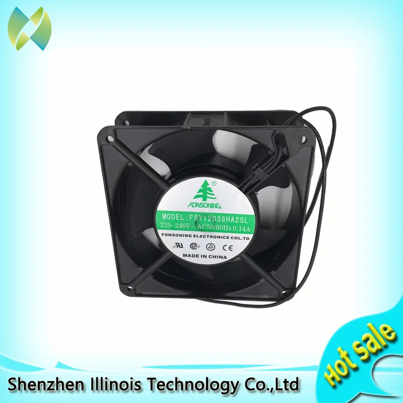 

FONSONING FSY12038HA2SL FAN 220V~240V AC50~60HZ 0.14A Fan printer parts for Infinite/wit-color/roland/mimaki printer