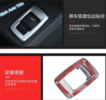 

Lapetus Auto Styling Rear Trunk Door Button Switch Frame Cover Trim / Left-hand Model Fit For BMW X1 F48 2016 - 2020 ABS