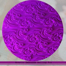 Красивая Скалка с тиснением в виде облака для выпечки ручной работы