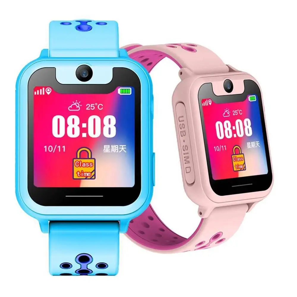 

Timethinker S6 Kids Smart Watch with Camera AGPS LBS Child Smartwatch Relogio SIM Card SOS Call Location Tracker PK Q528 Q50 Q90