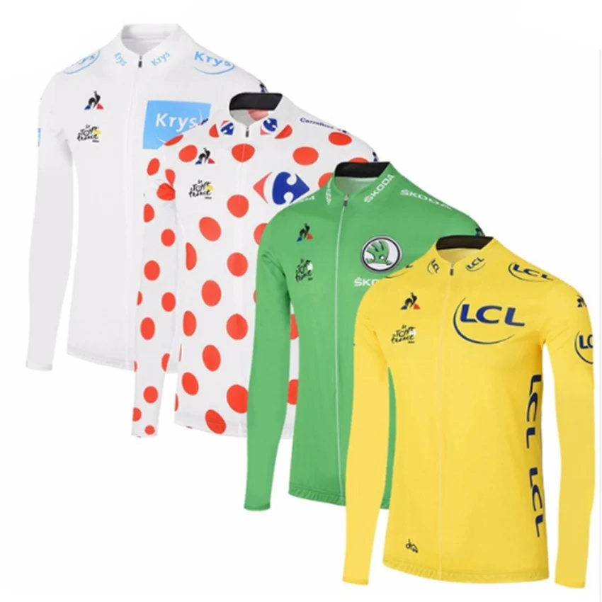 melhor 2017 Tour de France Homens Ciclismo de Manga Comprida Camisa Fino Anti UV MTB Ciclismo de Estrada Roupas Bicicleta Maillot ciclismo Veste Jaquetas