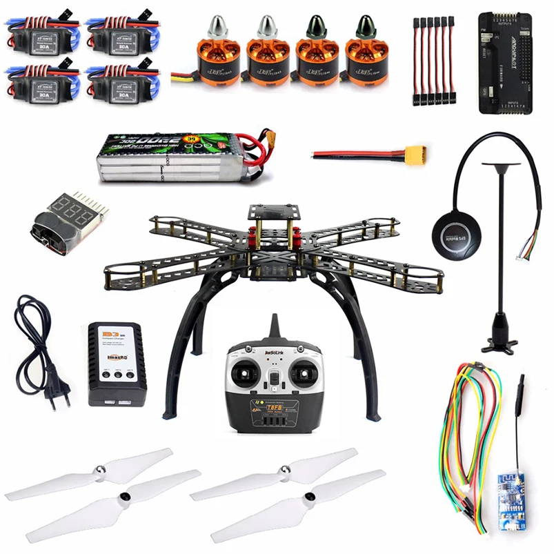 DIY Drone RTF 2 4GHz Wireless WiFi Transmission APM2 8 Flight Control M7N GPS with Brushless