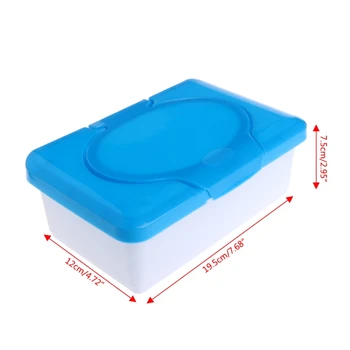 

Dry Wet Tissue Paper Case Baby Wipes Napkin Storage Box Plastic Holder Container