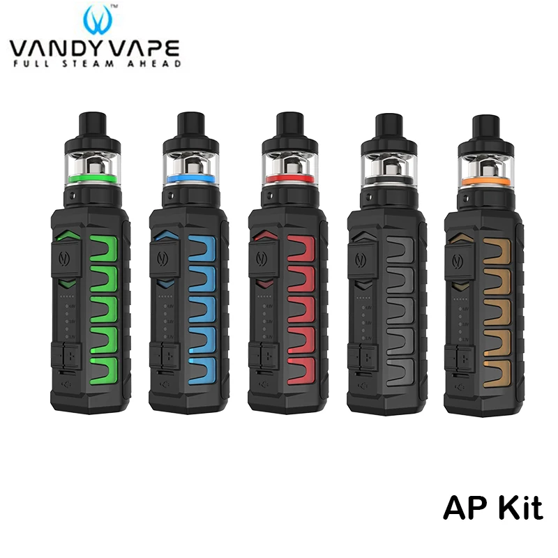 Оригинальный Vandy Vape AP Kit 20 Вт Box Mod с аккумулятором 900 мАч MTL Sub Tank 2 мл Fit BSKR Катушка 1 5/1