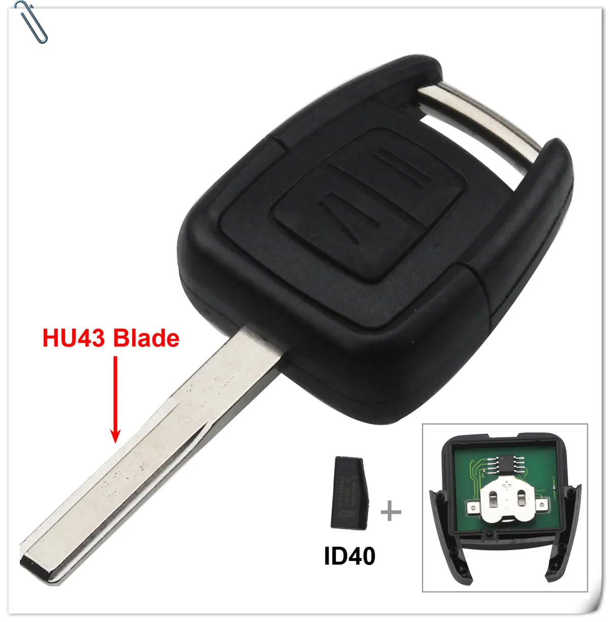 Keyforkess 2 Bottoni 433Mhz Fob Chiave A Distanza Per Opel Vauxhall Vectra Zafira OP1 24424723 Con ID40 Chip HU43 HU100 YM28 HU46 Lama 13 Keyforkess 2 Bottoni 433Mhz Fob Chiave A Distanza Per Opel Vauxhall Vectra Zafira OP1 24424723 Con ID40 Chip HU43 HU100 YM28 HU46 Lama -