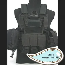 Тактический Молл боевое обмундирование CIRAS сверхмощный бронированный нейлоновый жилет черный