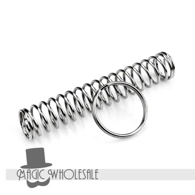 

Spring Ring Magic Tricks Free Shipping Easy Child Magia Trick Toys