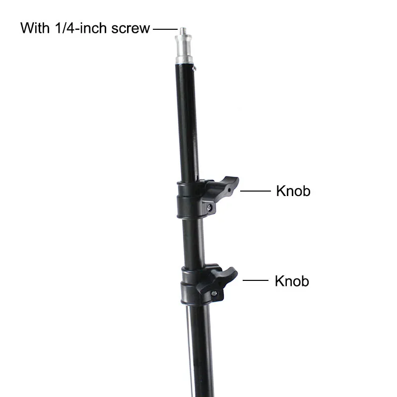 2 м/78 дюймов для фото и видео студии светильник штатив Поддержка стенд с 1/" винт для софтбокса держатель лампы светодиодный светильник крепление для вспышки