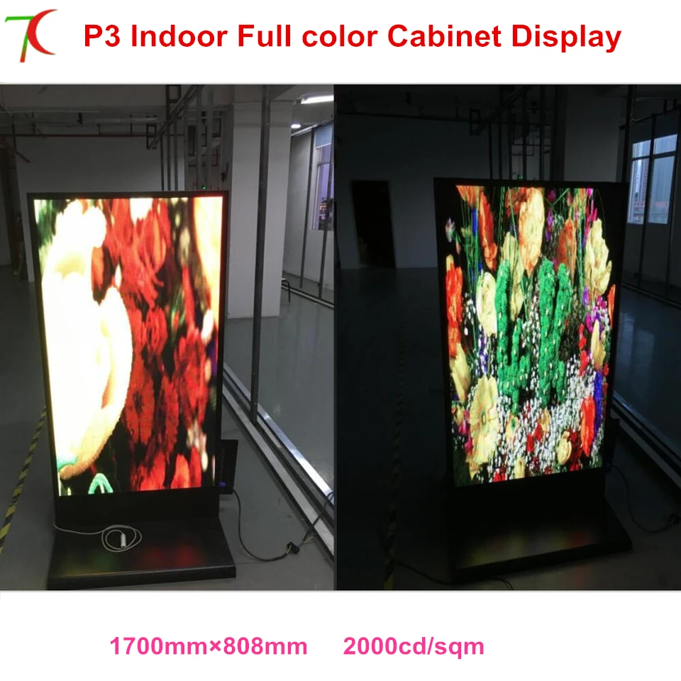 

SMD 2121 led video panel indoor cabinet advertisement machine led display customized poster