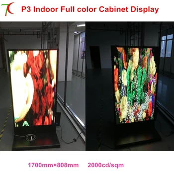 

SMD 2121 led video panel indoor cabinet advertisement machine led display customized poster