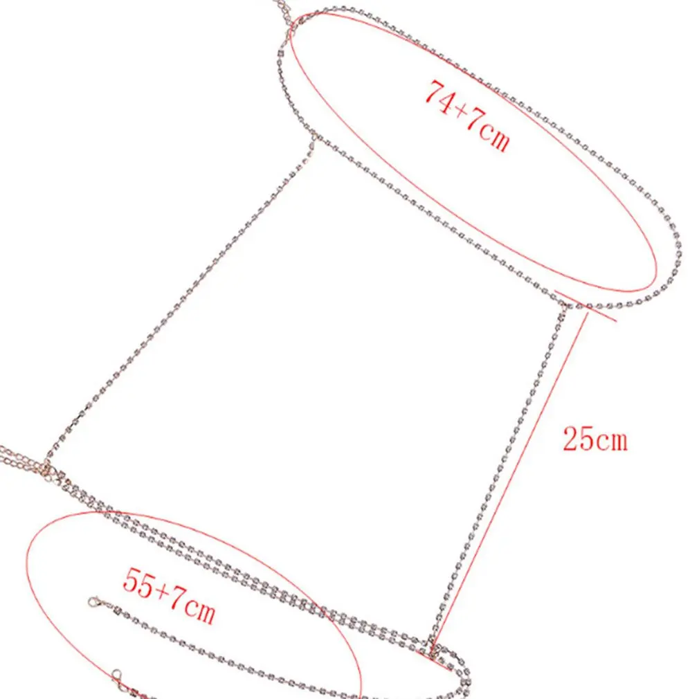 Хит, сексуальная цепочка для ног, бикини, для живота, для лета, пляжа, серебро, кристалл, для бедра, ювелирное изделие, для тела, талия, звено, сексуальное ожерелье, мода для женщин
