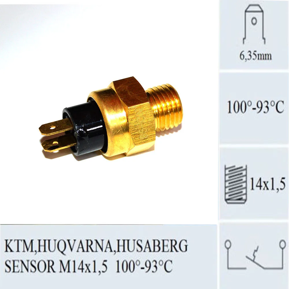 Temperature Switch Radiator Fan for KTM HUSQVARNA HUSABERGin Covers