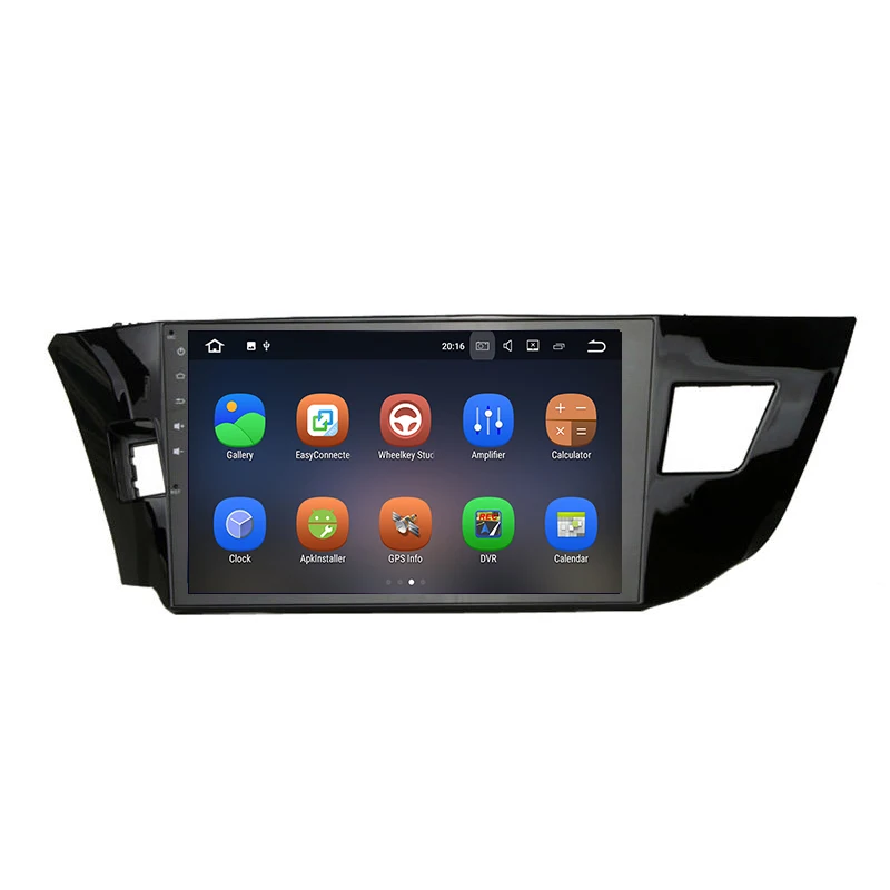 Aoluoya 2 ГБ Оперативная память 4 ядра Android 7 1 автомобиль DVD gps навигации для Toyota Corolla 2014