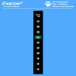 1000 шт./лот Бесплатная доставка DHL уход за домашними животными термометр для питомца (14-32 градусов) для собак, кошек, птиц, рептилий и амфибий