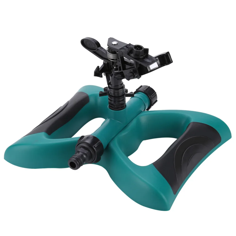 

360 Degree Fully Circle Rotating Watering Sprinkler Irrigation System Nozzle Circular Sprayer Three Arm Water Sprinkler