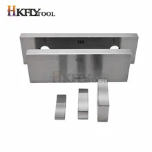 Jauge à bloc, mesure carrée en acier, vernier pied à coulisse micromètre 30mm 40mm 50mm 60mm 70mm 80mm 90mm 100m 125mm