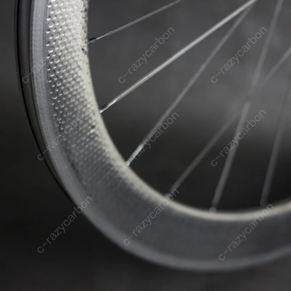 700c Dimple Carbon Surface Wheels 2 Years warranty 50mm Clincher Road Bike Carbon Wheel Front and Rear11